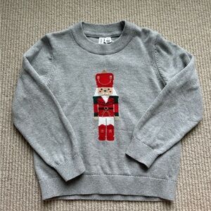 3T Janie and Jack nutcracker Christmas sweater – worn once